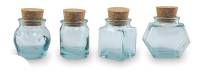 BIH Collection - BIH Collection Recycled Glass Assorted Mini Jars - Clear