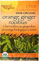 Uncle Lee's Tea - Uncle Lee's Tea 100% Imperial Organic Orange Ginger Rooibos Chai Tea 18 bag