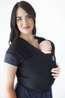 Earth Mama Angel Baby - Moby Wrap - Classic Black