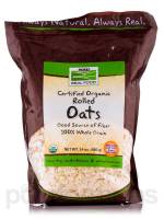 Now Foods - Now Foods Rolled Oats Certified Organic 24 oz
