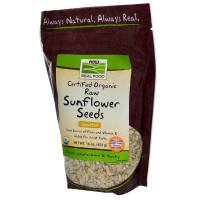 Now Foods - Now Foods Sunflower Seeds Certified Organic Raw Unsalted 16 oz