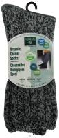 Earth Therapeutics - Earth Therapeutics Men's Basic Casual Socks - Charcoal