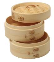 Joyce Chen - Joyce Chen Bamboo Steamer 6" 3 pcs