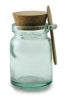 BIH Collection - BIH Collection Recycled Glass Round Jar with Spoon 250 cc
