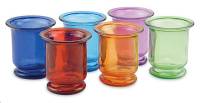 BIH Collection - BIH Collection Recycled Glass Mini Hurricane Candle Holders