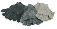BIH Collection - BIH Collection Alpaca Wool Fingerless Gloves with Flap