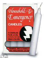 Down To Earth - Household & Emergency Candles (5 Pack)