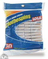 Down To Earth - Lola Clothespins 50 Pack