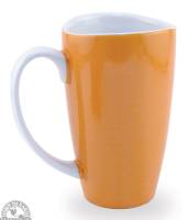 Down To Earth - Wavy Rim Mug 17.5 oz - Orange