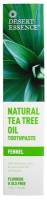 Desert Essence - Desert Essence Toothpaste Tea Tree Neem-Wintergreen 7 oz