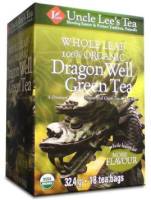 Uncle Lee's Tea - Uncle Lee's Tea Whole Leaf Organic Dragon Well Green Tea 18 bag