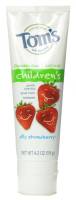 Tom'S Of Maine - Tom's Of Maine Silly Strawberry Fluoride-Free Children's Natural Toothpaste 4.2 oz