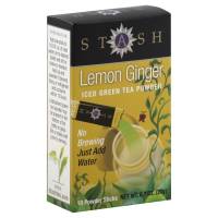 Stash Tea - Stash Tea Powdered Green Ice Tea Lemon Ginger 10 bag