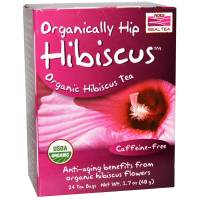 Now Foods - Now Foods Organically Hip Hibiscus Tea 1.7 oz (24 Bags)