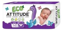 Attitude - Attitude Diapers Size 1-2 (6-15 LBS) 36 ct