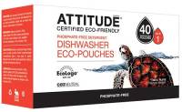 Attitude - Attitude Dishwasher Detergent Eco Pouches 40 pouch