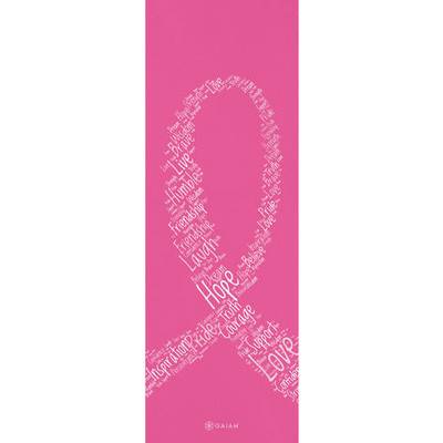 Gaiam - Gaiam Printed Yoga Mat 3mm - Pink Ribbon II