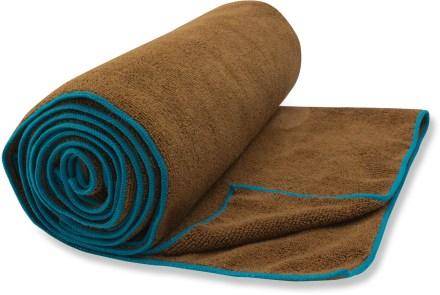 Gaiam - Gaiam Gaiam Sol Om Thirsty Yoga Towel - Chi/Aqua