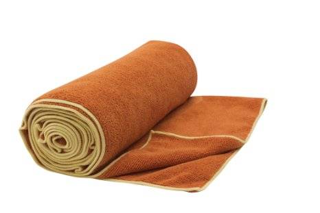 Gaiam - Gaiam Gaiam Sol Om Thirsty Yoga Towel - Pumpkin/Yellow