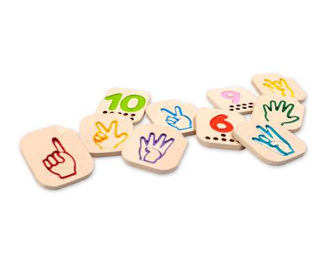 Plan Toys - Plan Toys Hand Sign Numbers 1 - 10