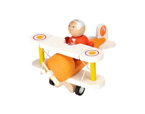 Plan Toys - Plan Toys Classic Airplane with Pilot