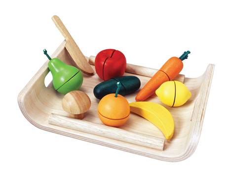 Plan Toys - Plan Toys Assorted Fruits & Vegetables