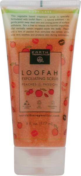 Earth Therapeutics - Earth Therapeutics Loofah Exfoliating Scrub Peaches & Passion 6 oz