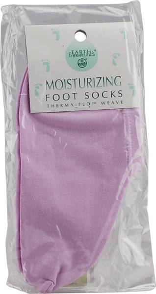 Earth Therapeutics - Earth Therapeutics Moisturizing Foot Socks Solid Color - Lavender