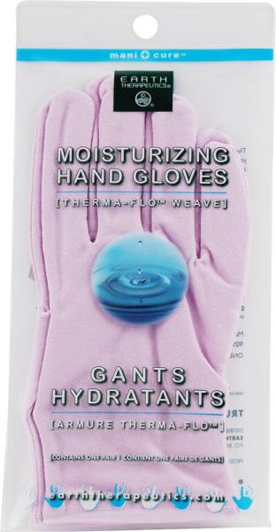 Earth Therapeutics - Earth Therapeutics Moisturizing Hand Gloves Solid Color - Lavender