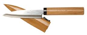 Joyce Chen - Joyce Chen Bento Knife Cherry Wood Handle & Sheath 4"