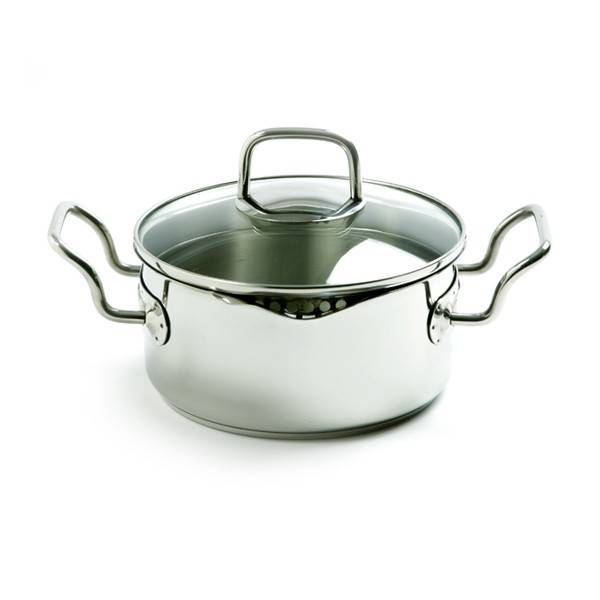 Norpro - Norpro Krona Stainless Steel Vented Pot With Straining Lid 2.5 qt