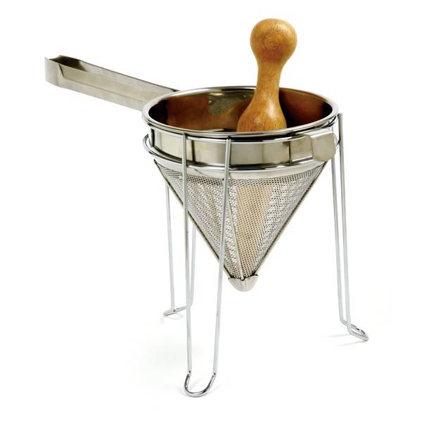 Norpro - Norpro Stainless Steel Chinois With Wood Pestle And Stand