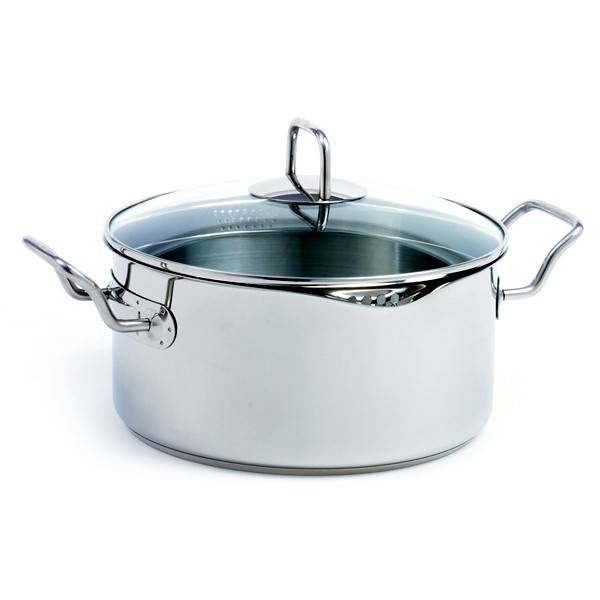 Norpro - Norpro Krona Stainless Steel Vented Pot with Straining Lid 5 qt