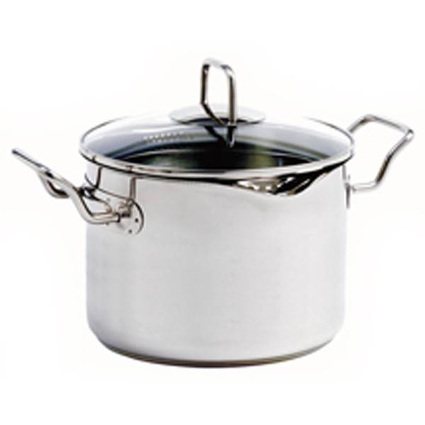 Norpro - Norpro Krona Stainless Steel Vented Pot With Straining Lid 7.5 qt