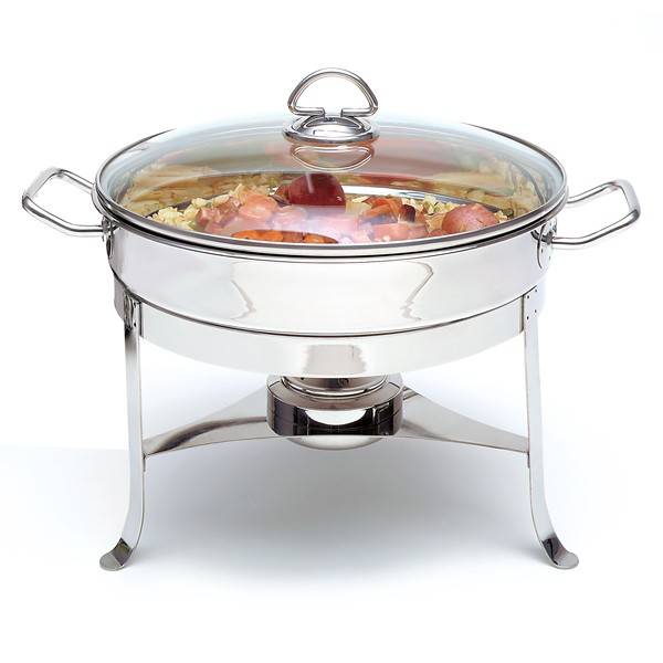 Norpro - Norpro Stainless Steel Chafing Dish with Lid 6 qt