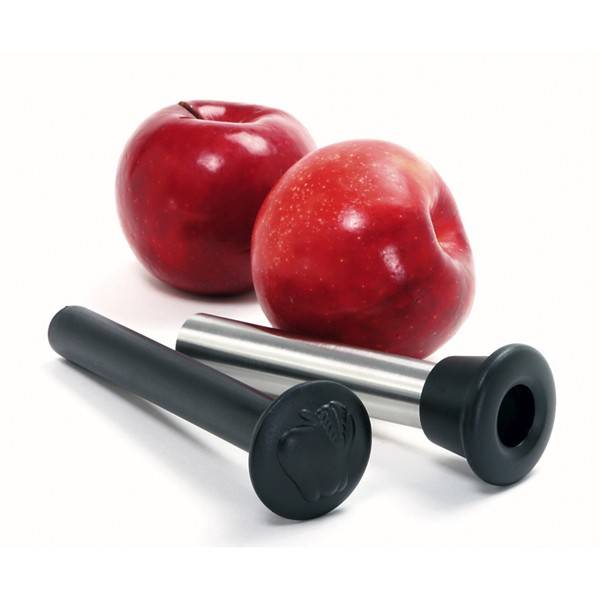 Norpro - Norpro Stainless Steel Apple Corer with Plunger - Black
