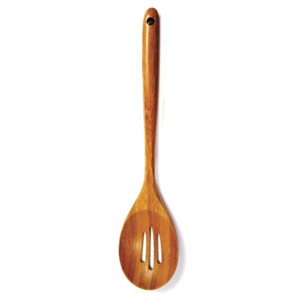 Norpro - Norpro Bamboo Slotted Spoon Rounded