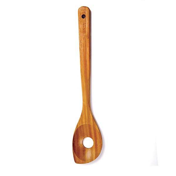 Norpro - Norpro Bamboo Pointed Spoon With Hole 12"