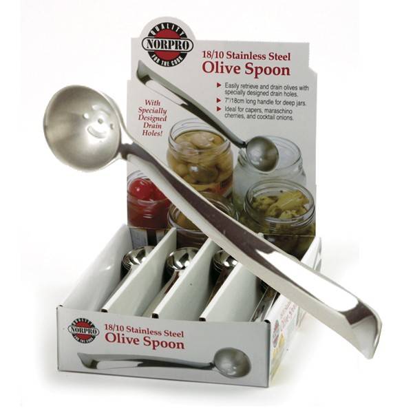 Norpro - Norpro Stainless Steel Olive Spoon
