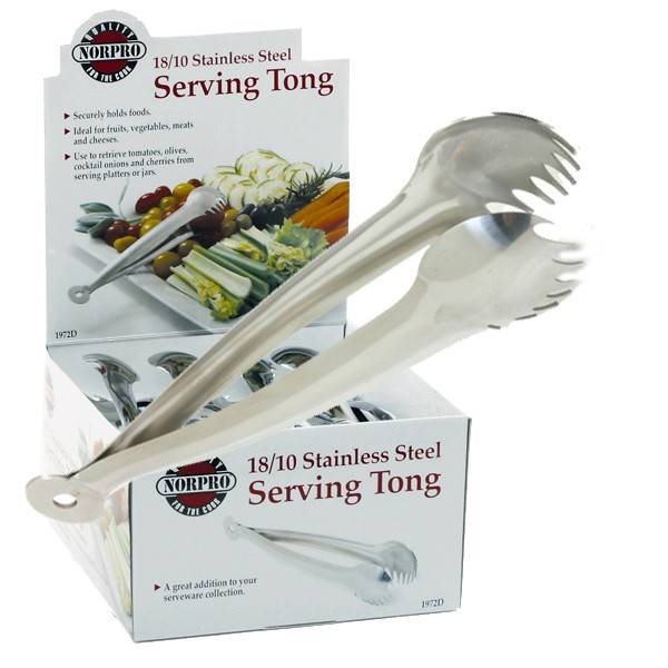 Norpro - Norpro Stainless Steel Serving Tong Round Claw