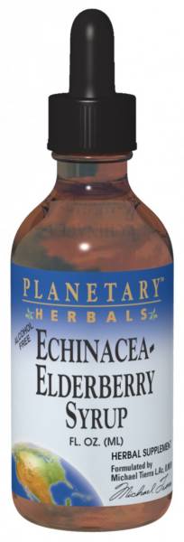 Planetary Herbals - Planetary Herbals Echinacea Elderberry Syrup 2 oz