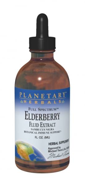 Planetary Herbals - Planetary Herbals Elderberry Fluid Extract 8 oz