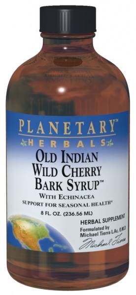 Planetary Herbals - Planetary Herbals Old Indian Wild Cherry Bark Syrup 8 oz