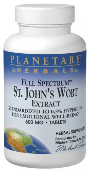 Planetary Herbals - Planetary Herbals St. John's Wort Liquid Extract 1 oz