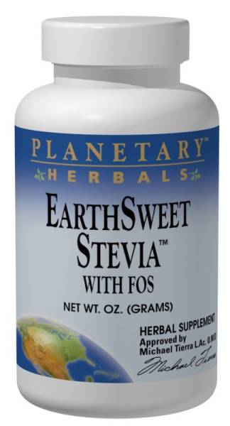 Planetary Herbals - Planetary Herbals Stevia with FOS 2 oz