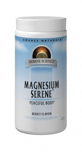 Source Naturals - Source Naturals Magnesium Serene 9 oz- Berry