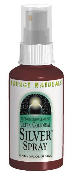 Source Naturals - Source Naturals Ultra Colloidal Silver Mouth and Throat Spray 10ppm 2 oz