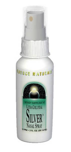 Source Naturals - Source Naturals Ultra Colloidal Silver Nasal Spray 10ppm 1 oz