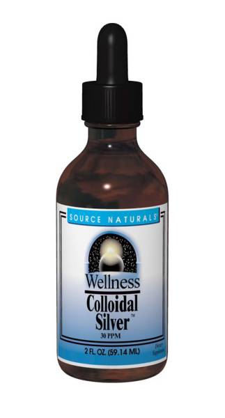Source Naturals - Source Naturals Wellness Colloidal Silver 30 ppm 2 oz