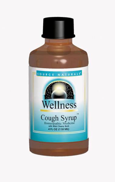 Source Naturals - Source Naturals Wellness Cough Syrup Homeopathic Bio-Aligned 4 oz